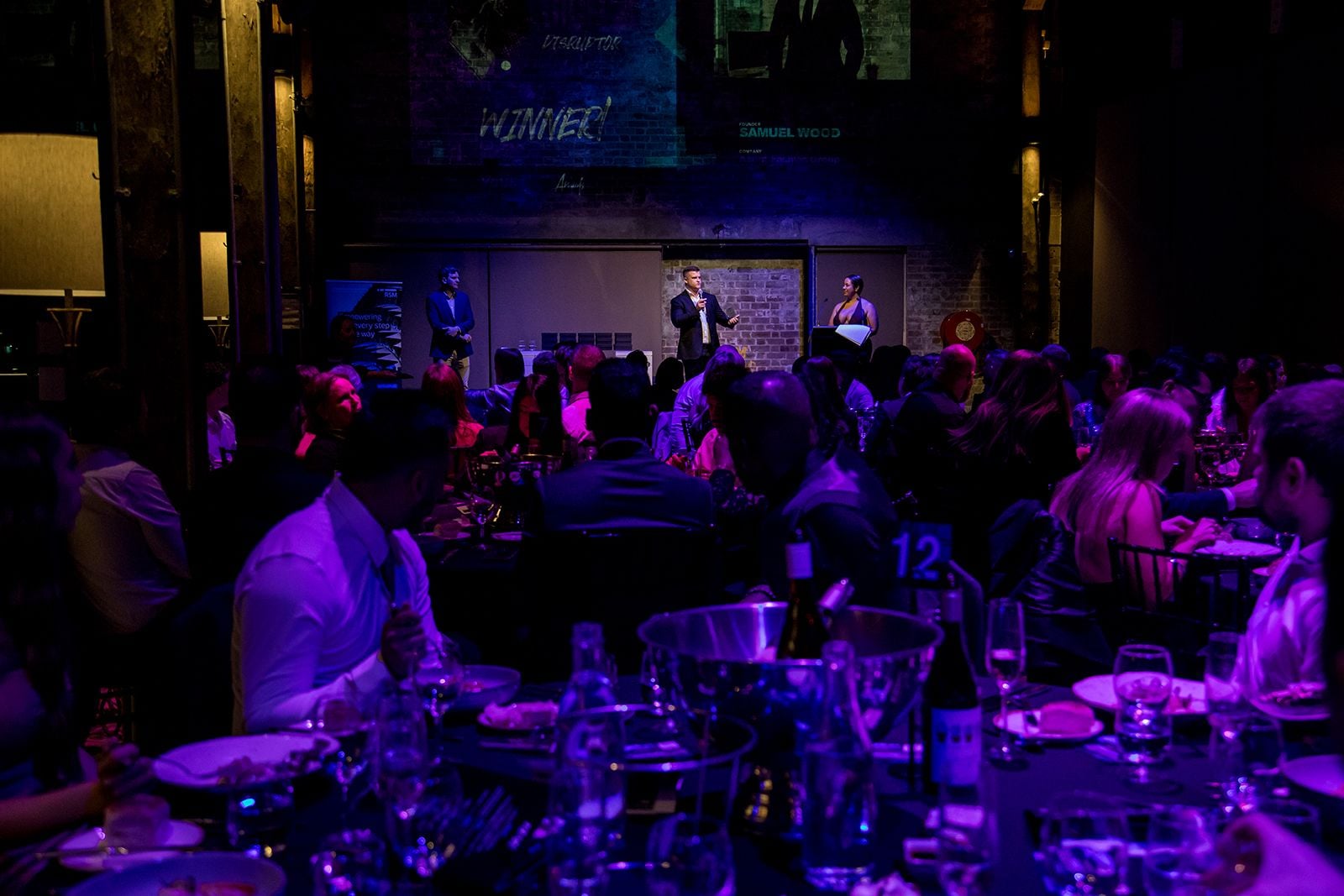 2025 Sydney Young Entrepreneur Awards Gala dinner Founders celebrating at the 2025 Sydney Young Entrepreneur Awards gala